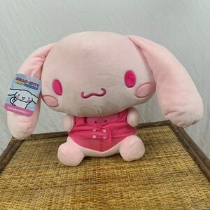 Sanrio Cinnamoroll Plush 10" Pink Outfit Hello Kitty Friends NWT Kawaii